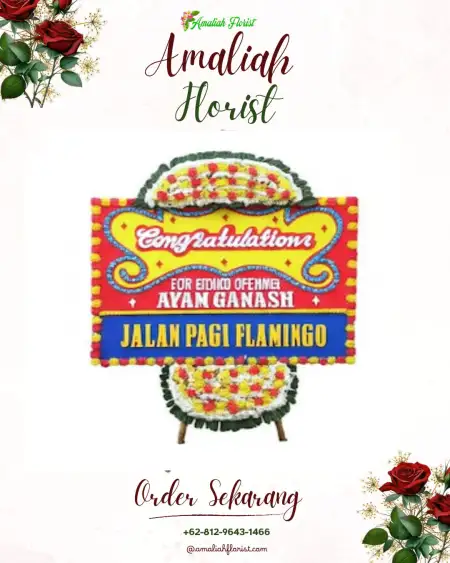 Sewa Papan Bunga Ganting Parak Gadang
